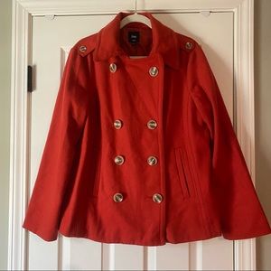 Early 2000s gap pea coat. Burt orange.